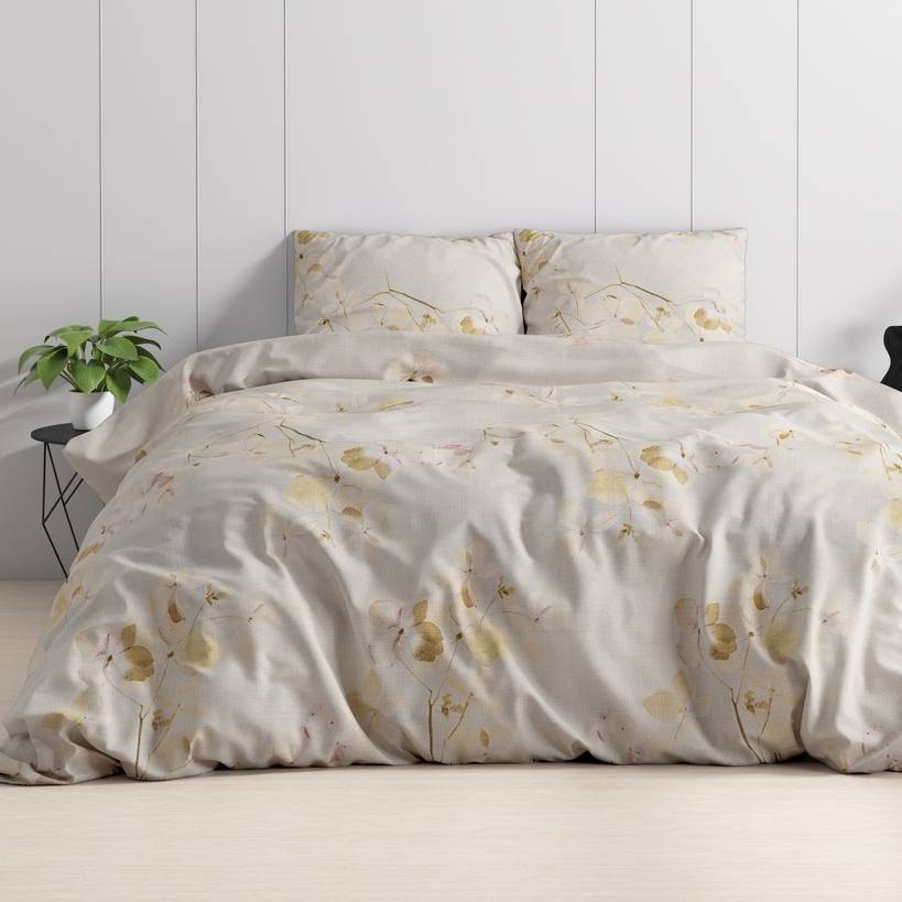[8720105637834] POSTELJINA SATEN LOUIS CREAM (140X200-220)