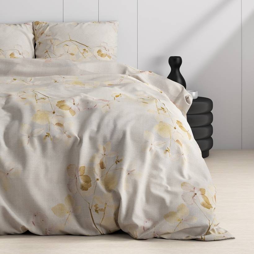 POSTELJINA SATEN LOUIS CREAM
