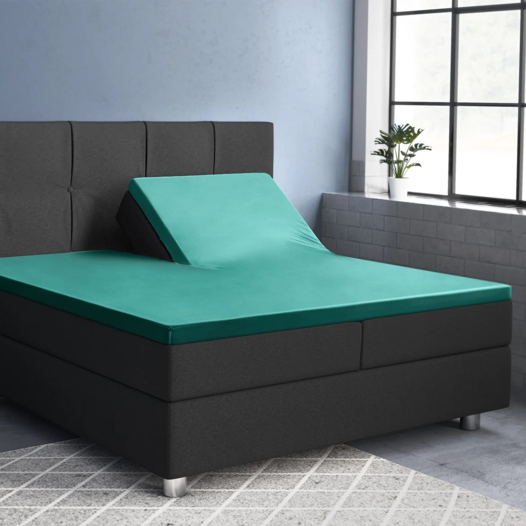SATENSKA PLAHTA ZA SPLIT TOPPER SA GUMICOM DARK GREEN 