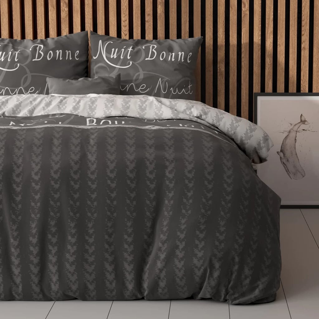[15020579] POSTELJINA ELEGANCE BONNE NUIT 4 ANTHRACITE (200X200)