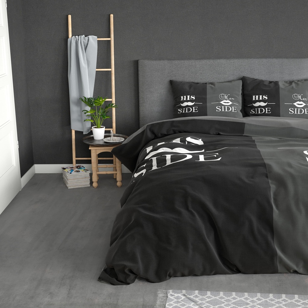 [15022732] POSTELJINA HIS AND HER SIDE 3 BLACK (200X200)
