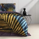 [15020622] POSTELJINA SATEN WILD MARINA NAVY (240X200)