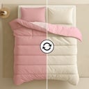 [17019809] LAZYBED ALL IN ONE CREAM-PINK (140X200)