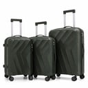 Olive Green Luggage Set Trio