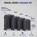 Travel More Luggage Set Infographic