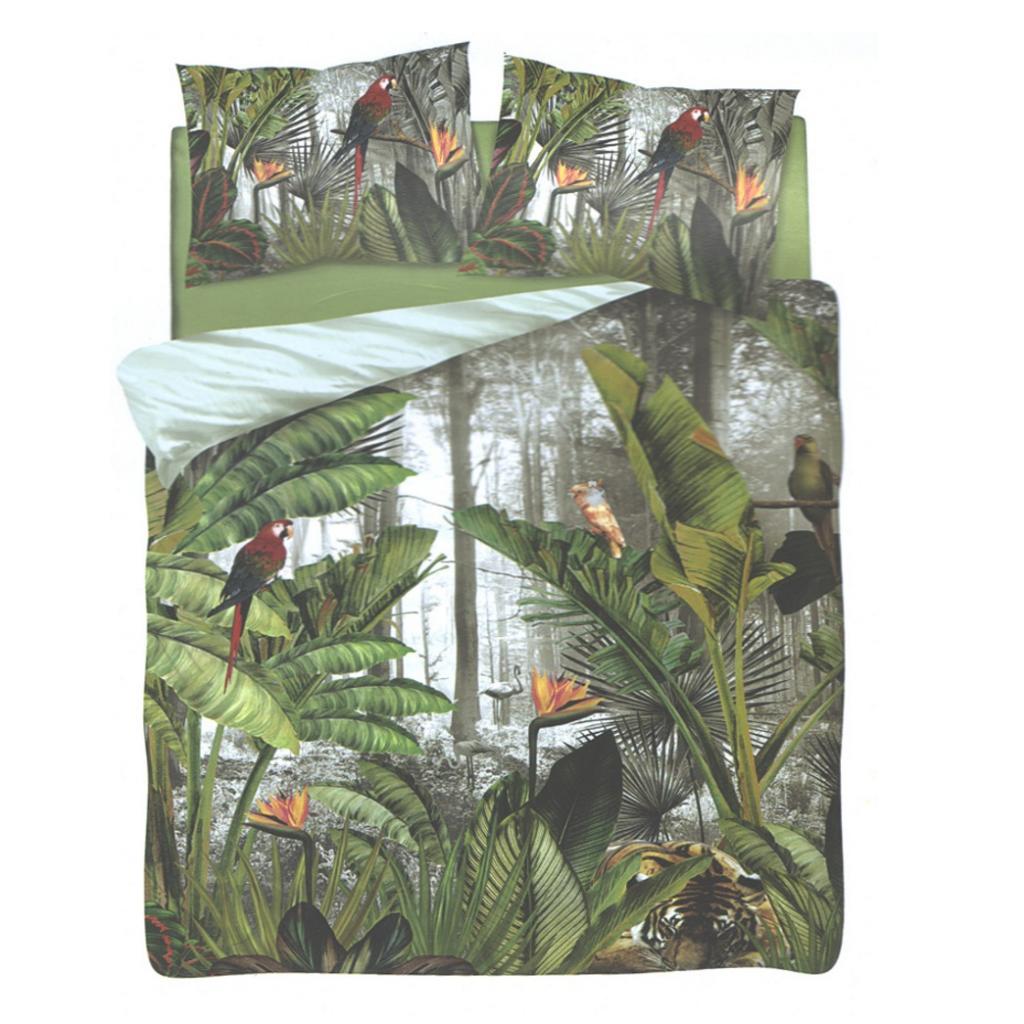 POSTELJINA SATEN JUNGLE