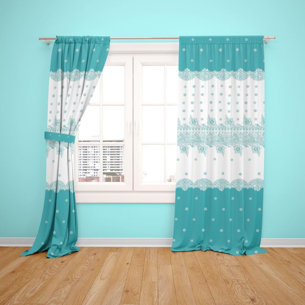 SET OD 2 ZAVJESE PORTOBELLO TEAL
