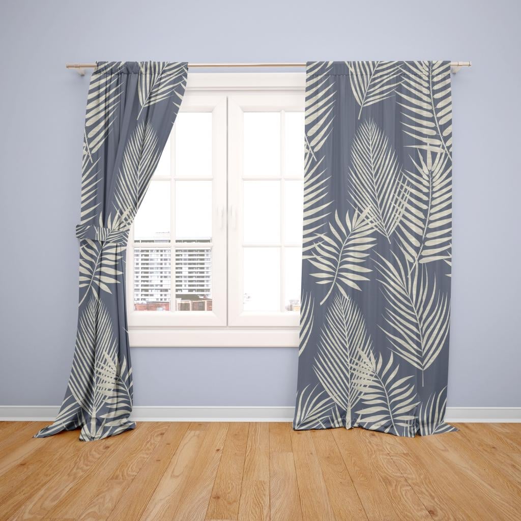 SET OD 2 ZAVJESE TROPICAL PALMS