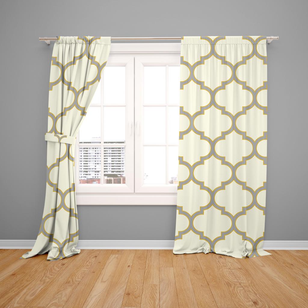 SET OD 2 ZAVJESE MOROCCAN GREY