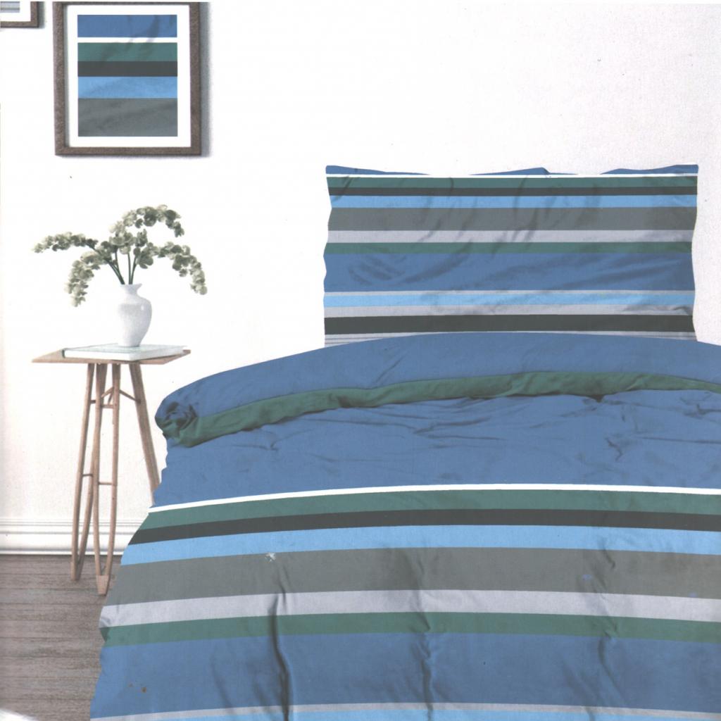 POSTELJINA BLUE STRIPES