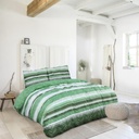 POSTELJINA GREEN STRIPES