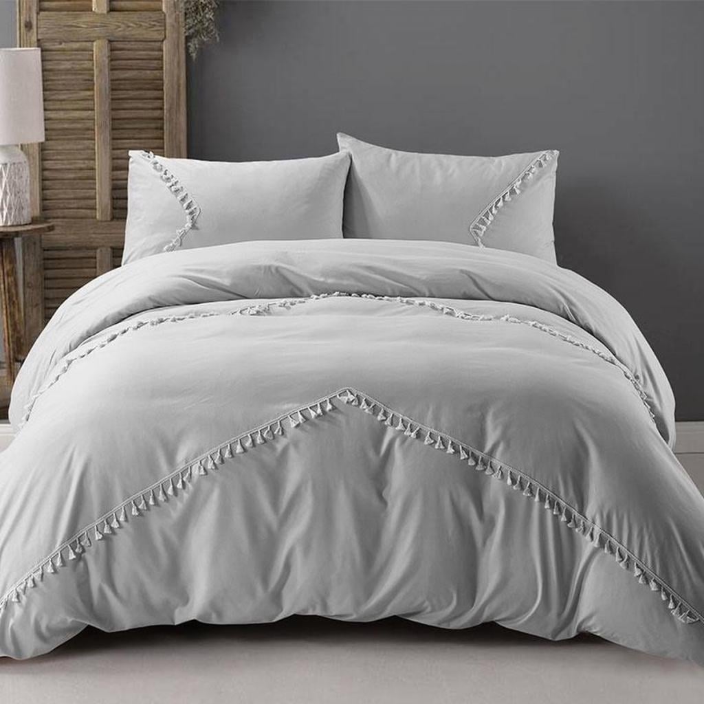 POSTELJINA FASHION LACE GREY