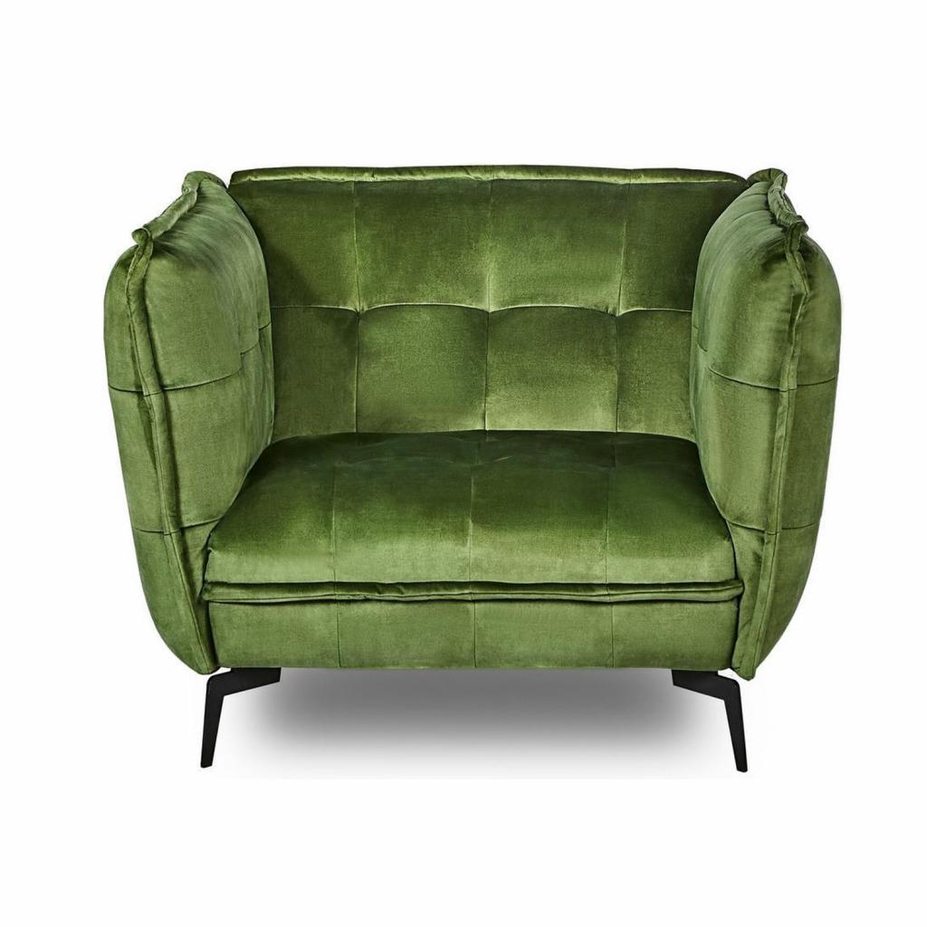 FOTELJA COMFORT BUTTON MOSS GREEN
