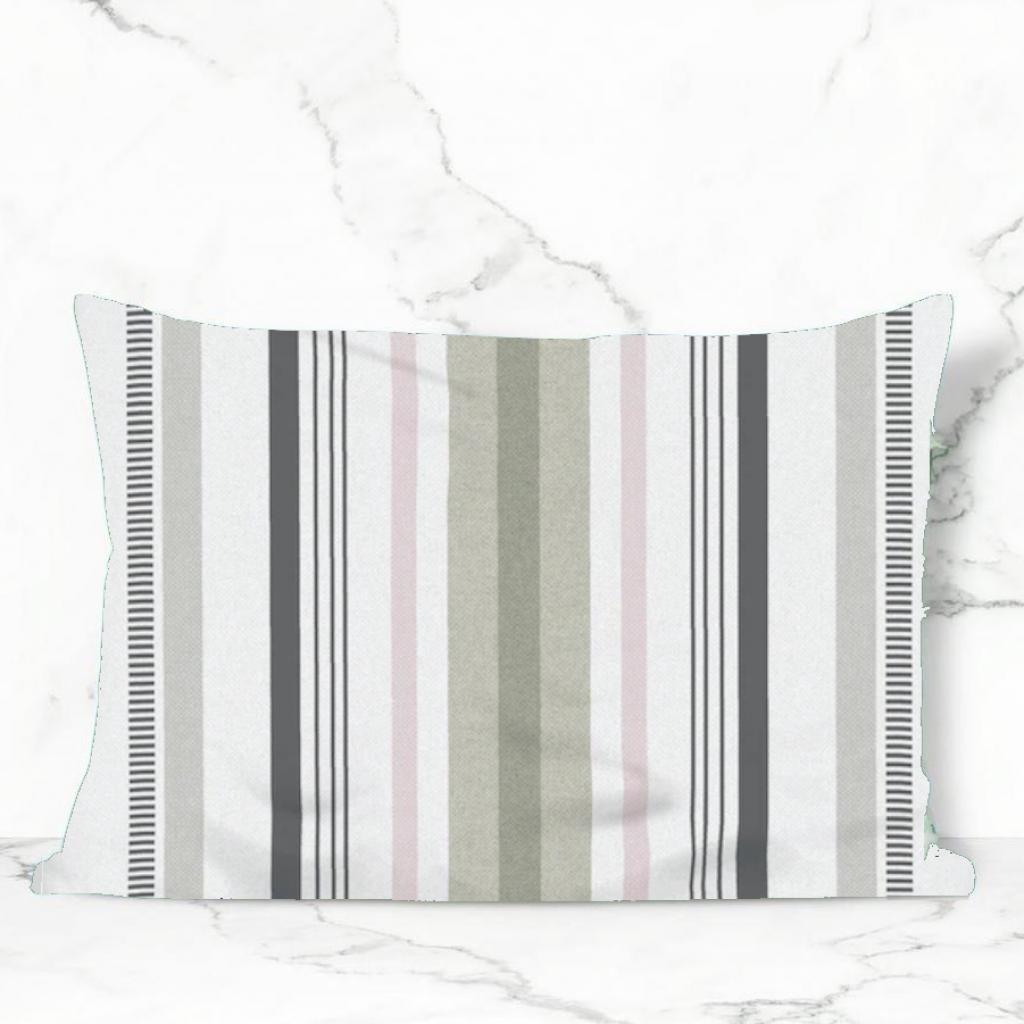 JASTUČNICA FLANEL STRIPE OLIVE