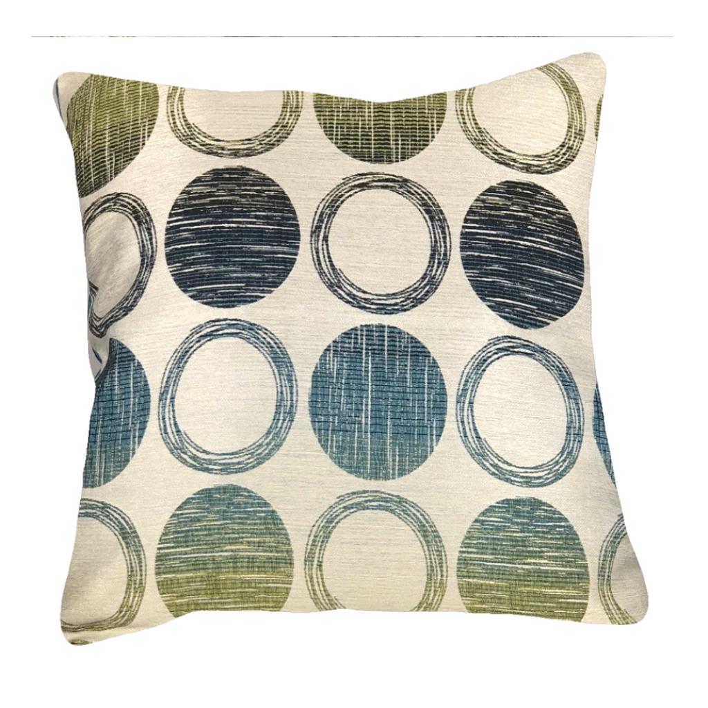 UKRASNA JASTUČNICA MOON CIRCLES TEAL