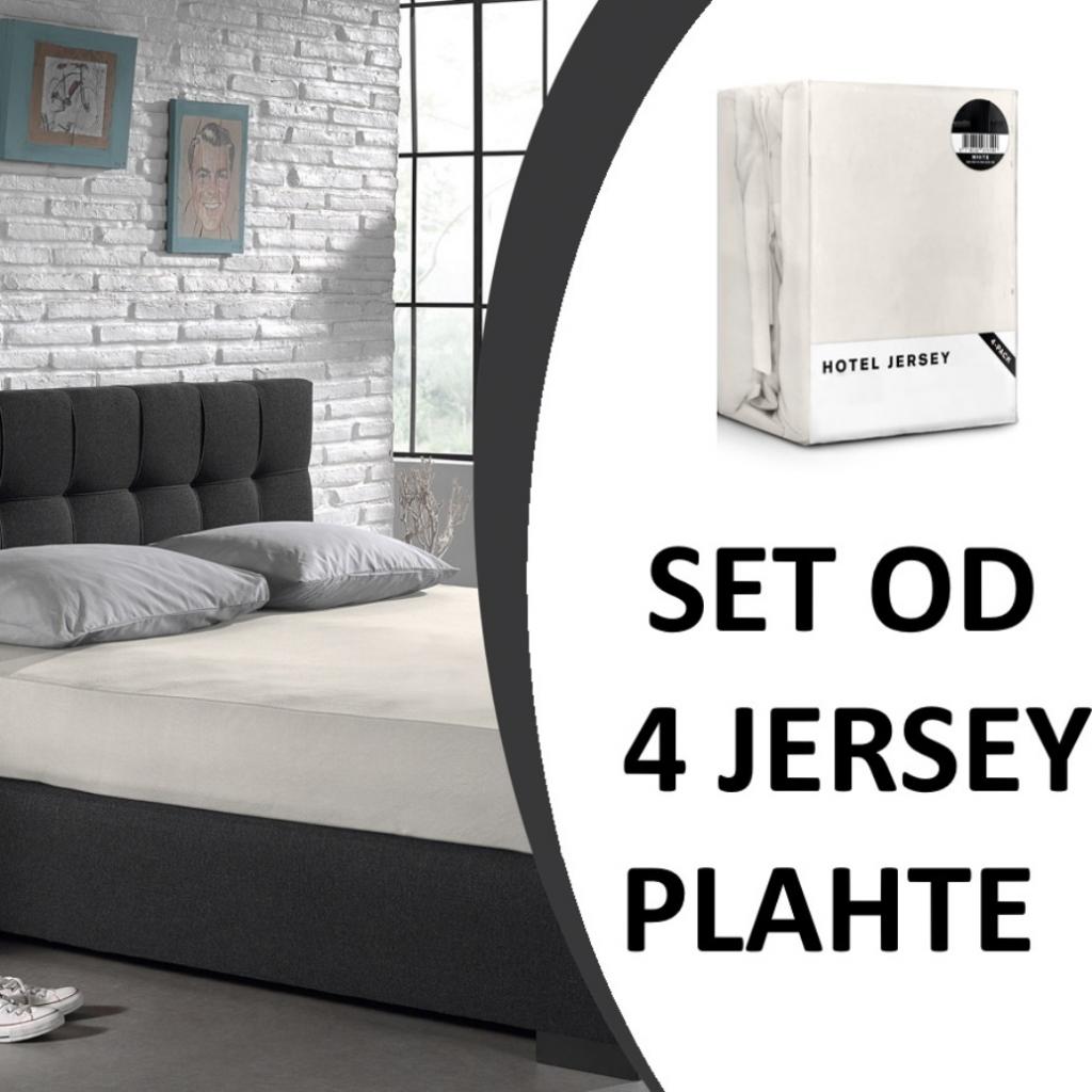 SET OD 4 JERSEY PLAHTE S GUMICOM KREM