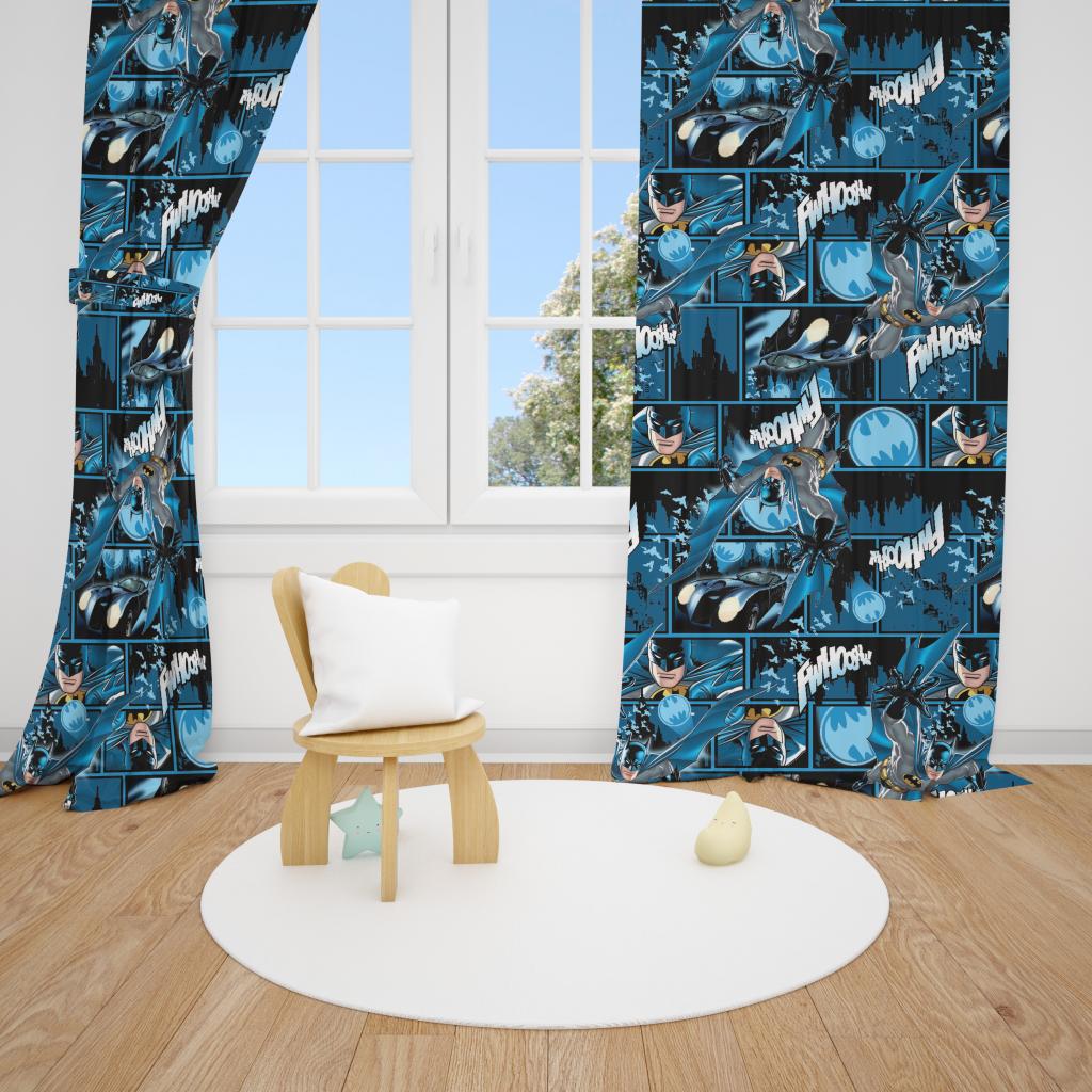 SET OD 2 ZAVJESE BATMAN BOLD JUSTIC