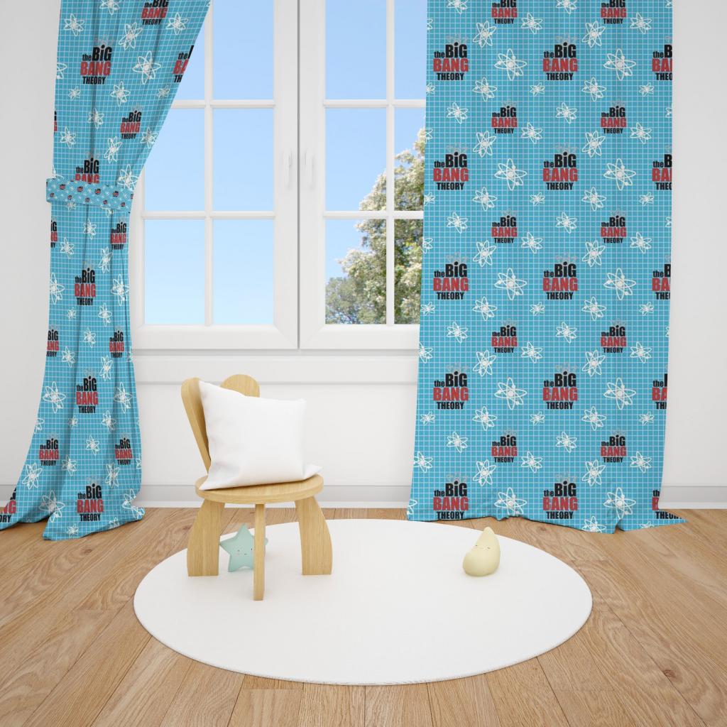 SET OD 2 ZAVJESE THE BIG BANG THEORY COUCH