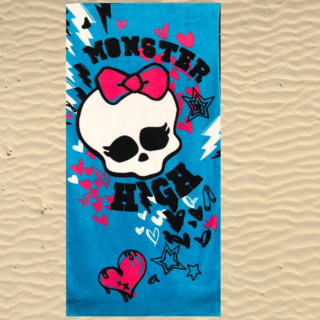 PLAŽNI RUČNIK MONSTER HIGH SKULLETTE
