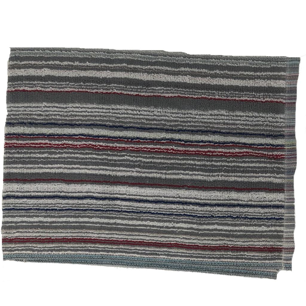 RUČNIK STRIPE SIVI