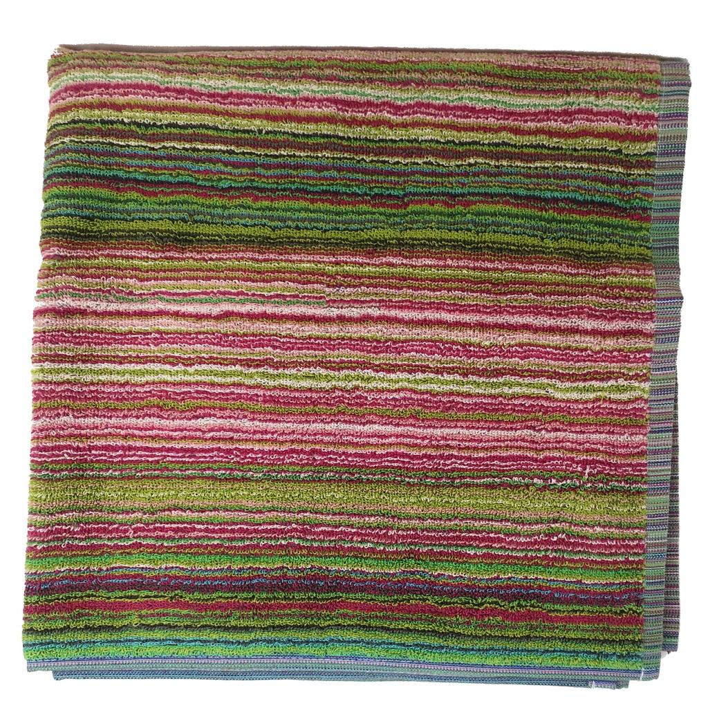 RUČNIK STRIPE ROZI