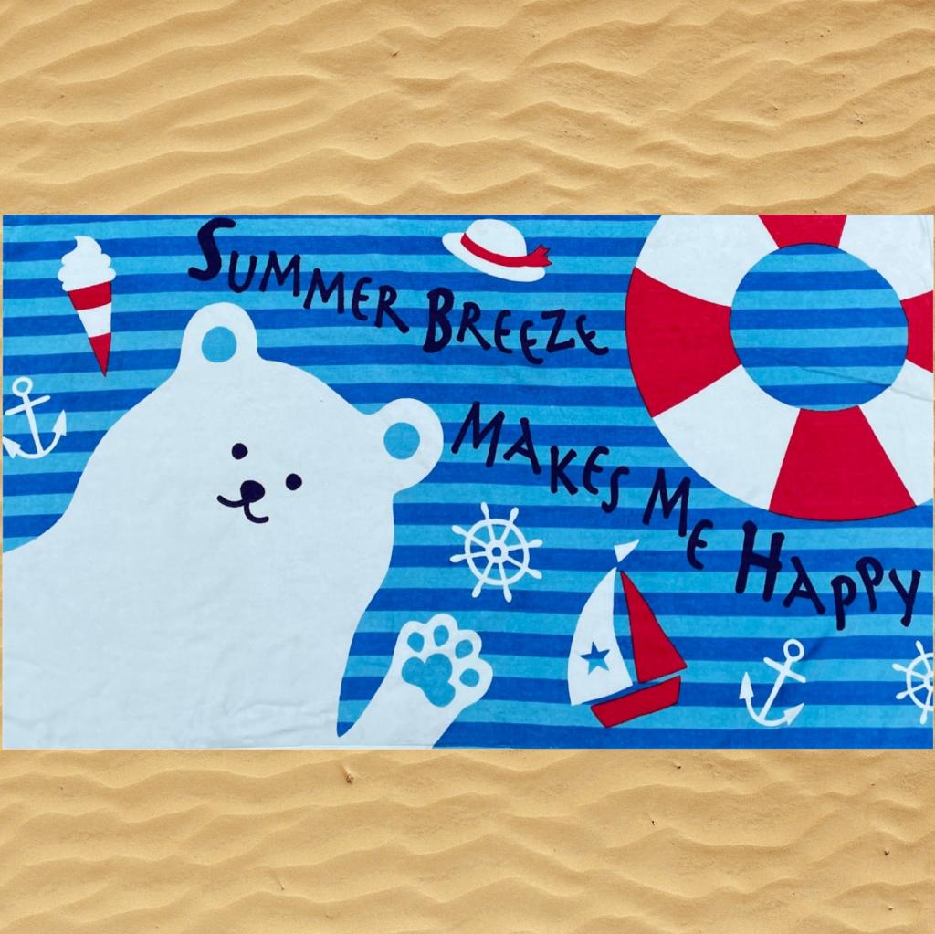 RUČNIK ZA PLAŽU POLARNI MEDO