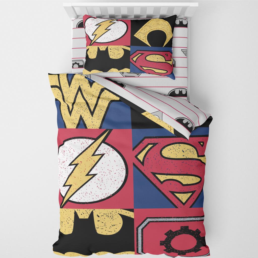POSTELJINA JUSTICE LEAGUE LOGOS