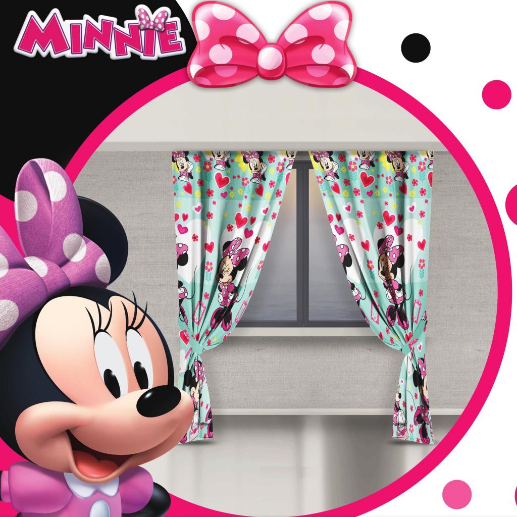 SET OD DVIJE ZAVJESE MINNIE SRCA