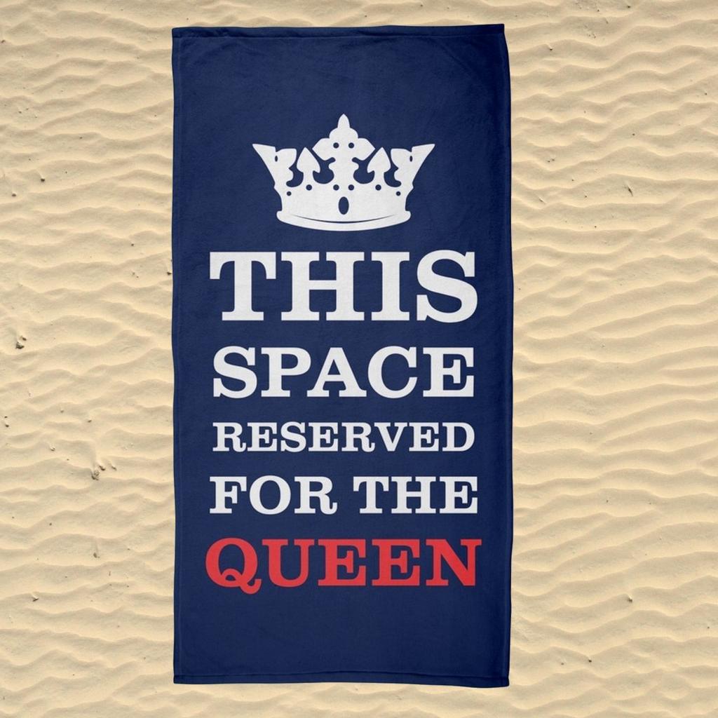 PLAŽNI RUČNIK RESERVED FOR QUEEN