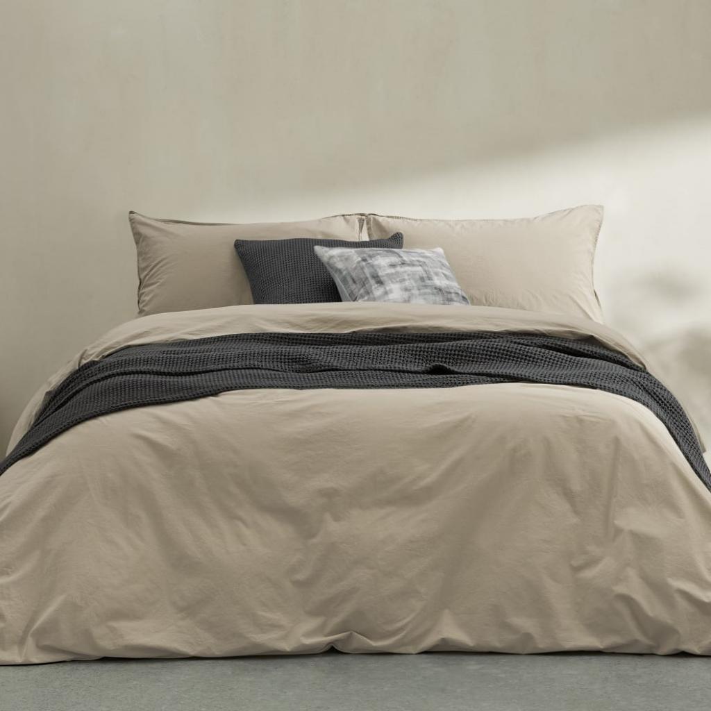 POSTELJINA STONE WASHED TAUPE