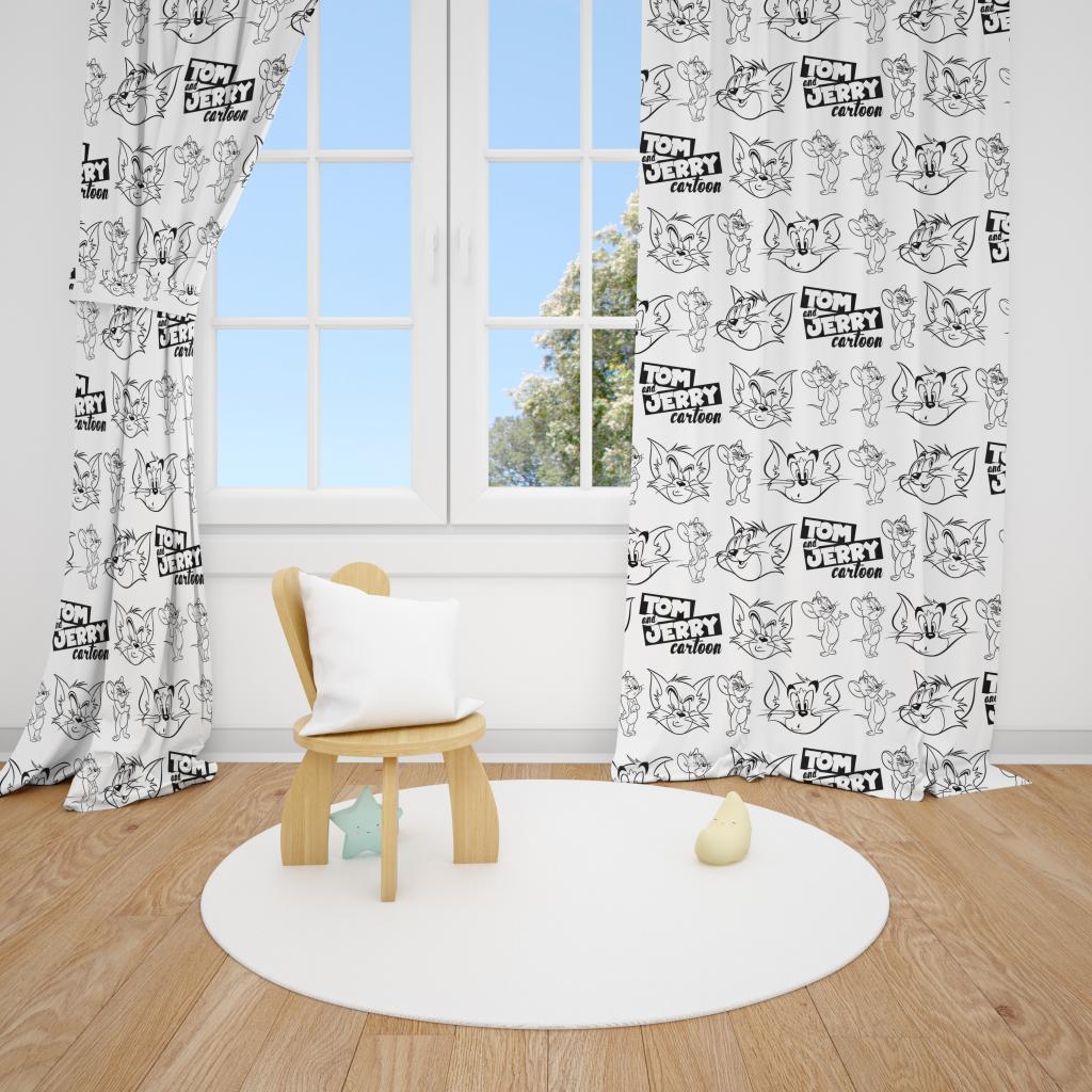 SET OD 2 ZAVJESE TOM AND JERRY CARTOON