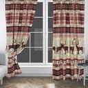 SET OD 2 ZAVJESE XMAS SOB BORDO