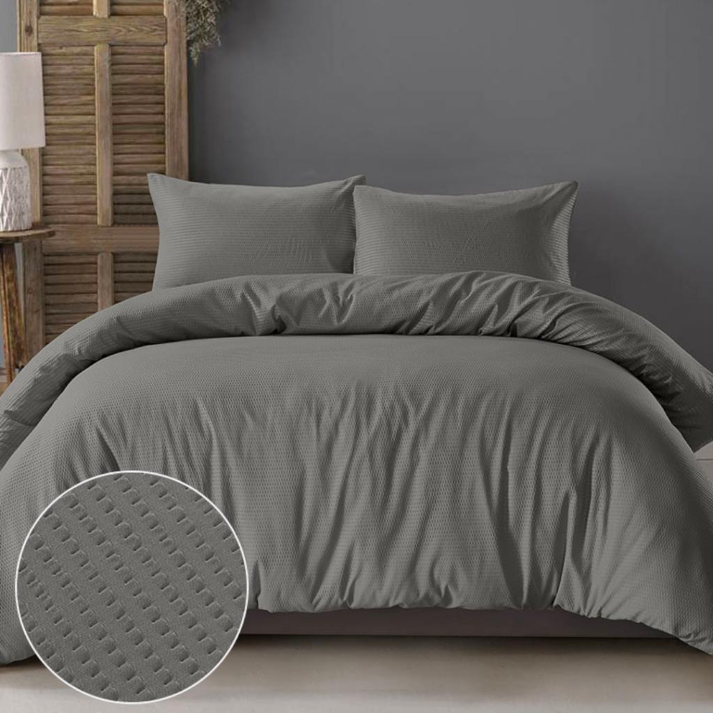 POSTELJINA DEEP EMBOSSED ANTHRACITE