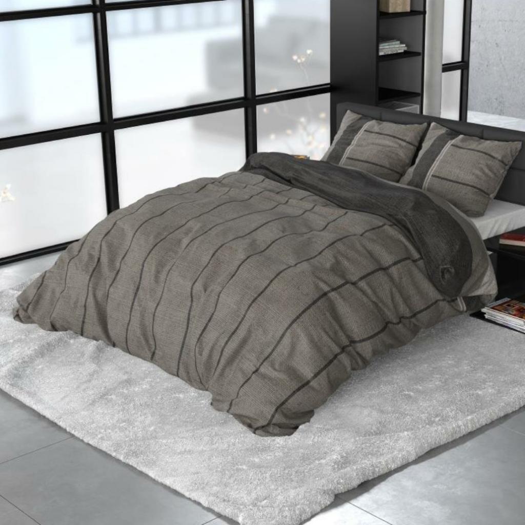 POSTELJINA FLANEL KEES ANTHRACITE