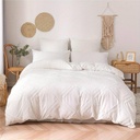 POSTELJINA TUFTED ROMB WHITE