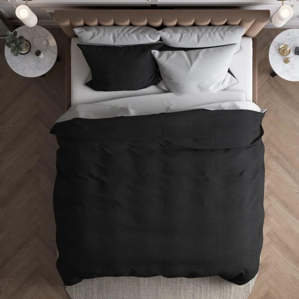 POSTELJINA TWO TONE WHITE/BLACK