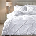 POSTELJINA VELVET PINTUCK WHITE 
