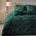 POSTELJINA VELVET PINTUCK GREEN 