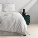 POSTELJINA SATEN WILD DIRA WHITE 