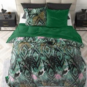 POSTELJINA VELVET BOTANICAL FOREST GREEN 