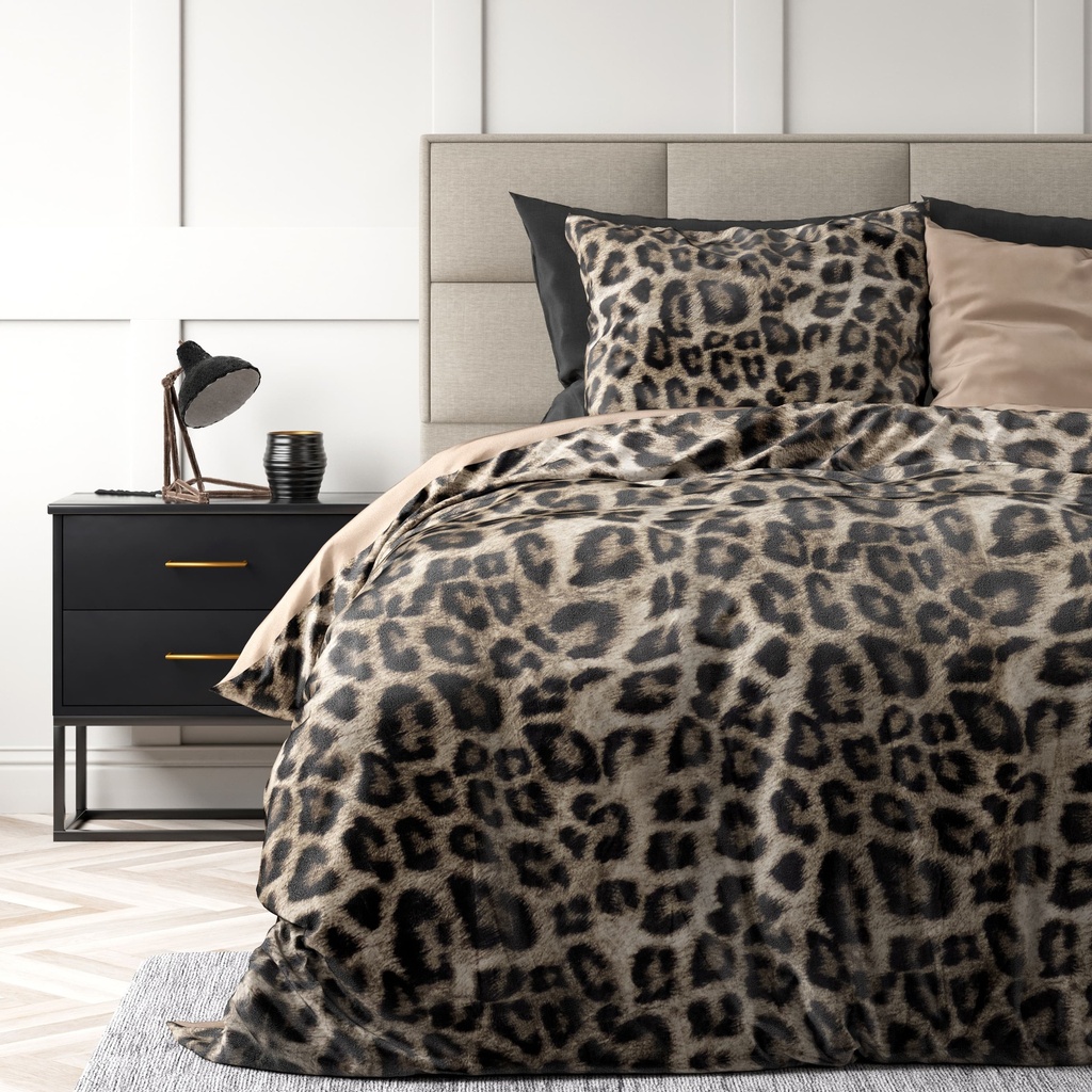 POSTELJINA VELVET TIGER BROWN 