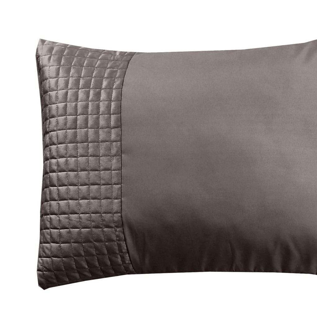 SET OD 2 JASTUČNICE VELVET BAND TAUPE 