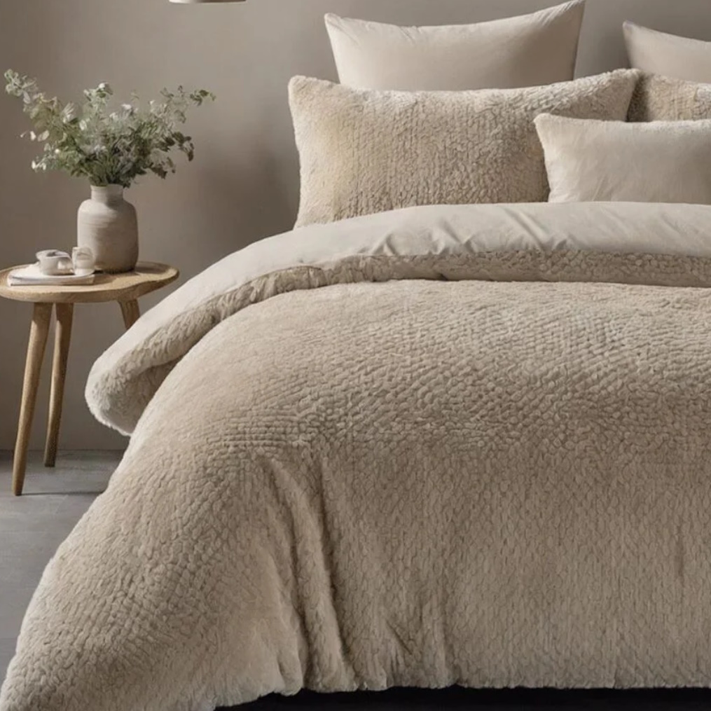 POSTELJINA TEDDY FUR TAUPE 