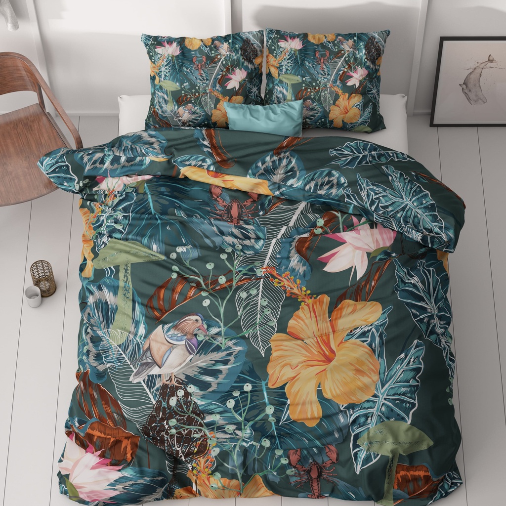 POSTELJINA SATEN DONNA BLUE 