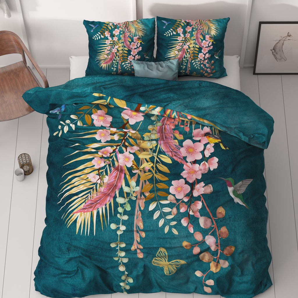 POSTELJINA SATEN DEBBIE BLUE 