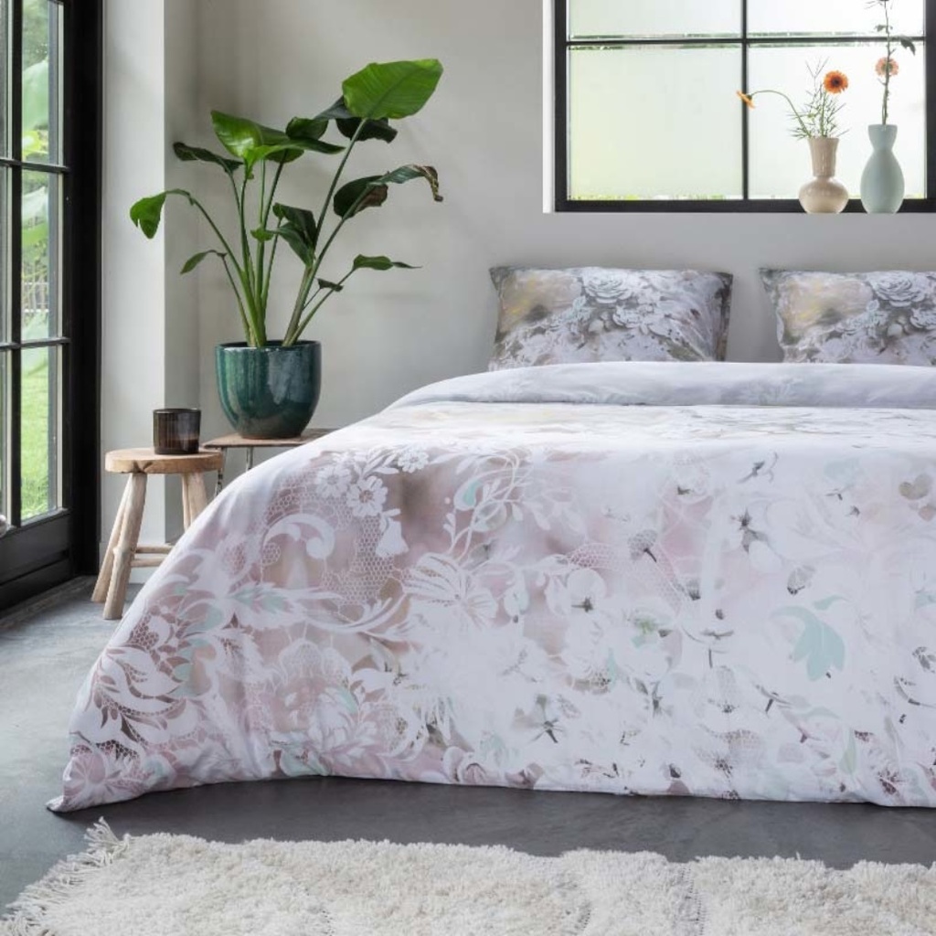 POSTELJINA SATEN AURORA WHITE 