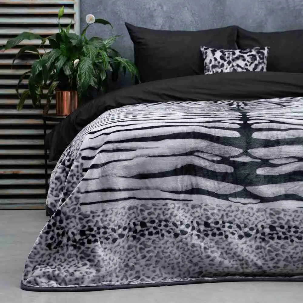 EMBOSSED DEKA ZEBRA GREY 