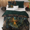 POSTELJINA SATEN DARK RISES BLACK 