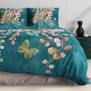 POSTELJINA SATEN KAMALA BOTANICAL GREEN 
