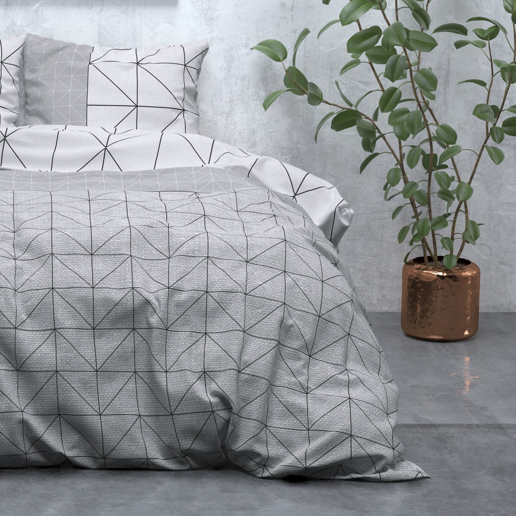 POSTELJINA FLANEL GINO GREY 